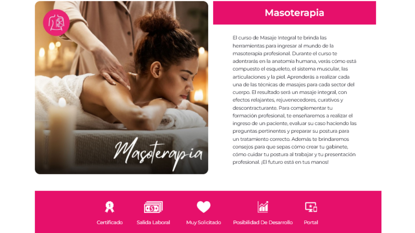 Cursos Masoterapia
