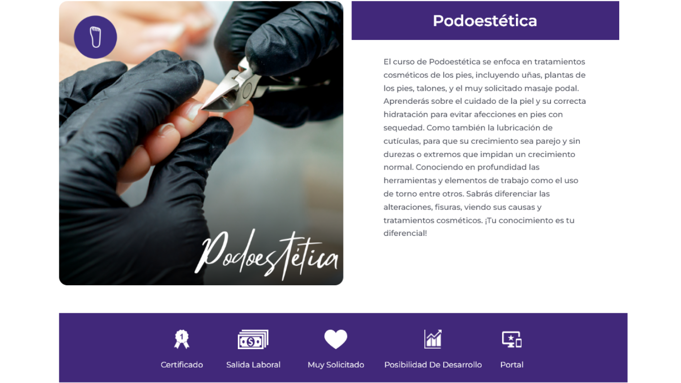 Curso Podoestetica
