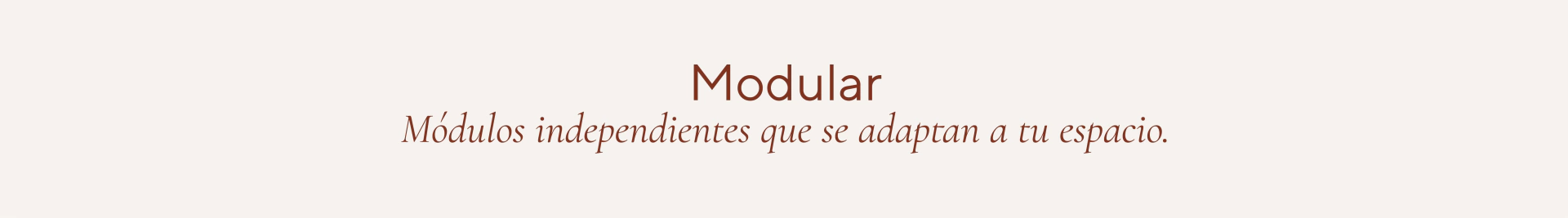 Banner de la categoría Modular