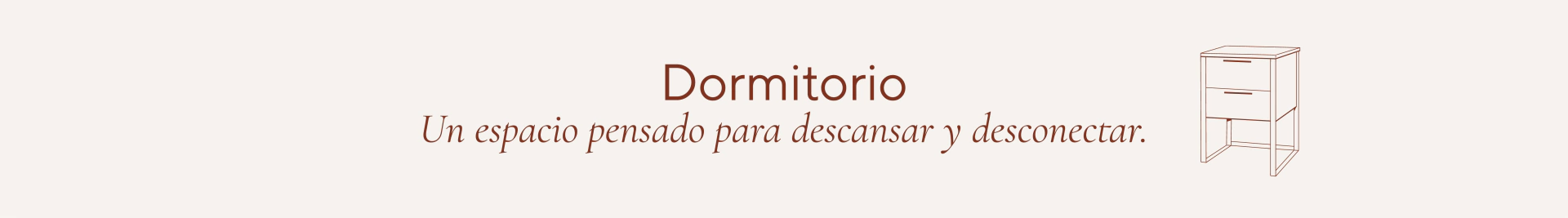 Banner de la categoría DORMITORIO
