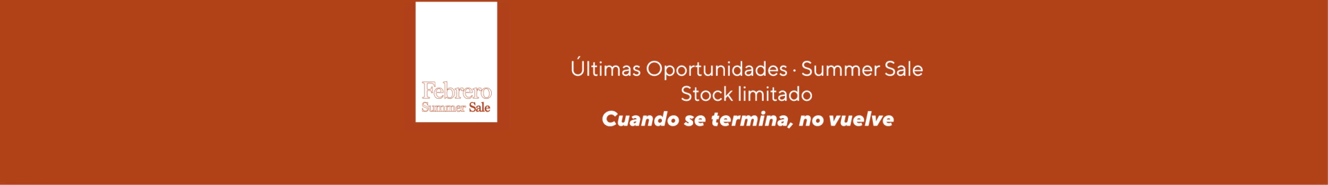 Banner de la categoría ÚLTIMAS OPORTUNIDADES