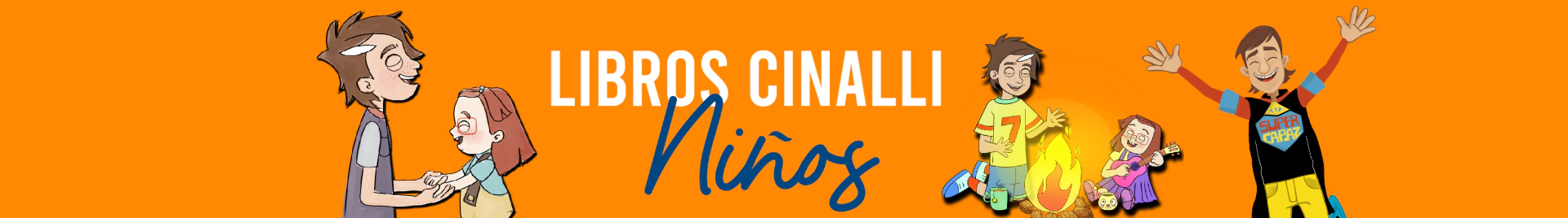 Banner de la categoría Libros Cinalli niños