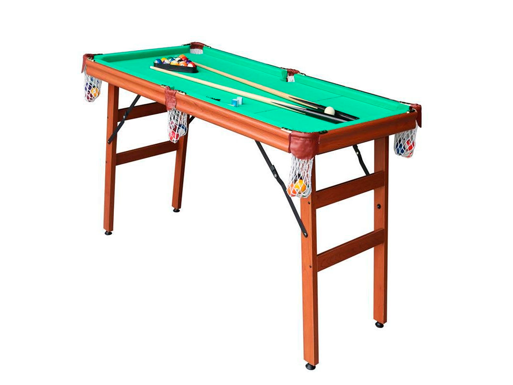 Mesa de Sinuca Bilhar Infantil Portátil Dobrável 1,30 m