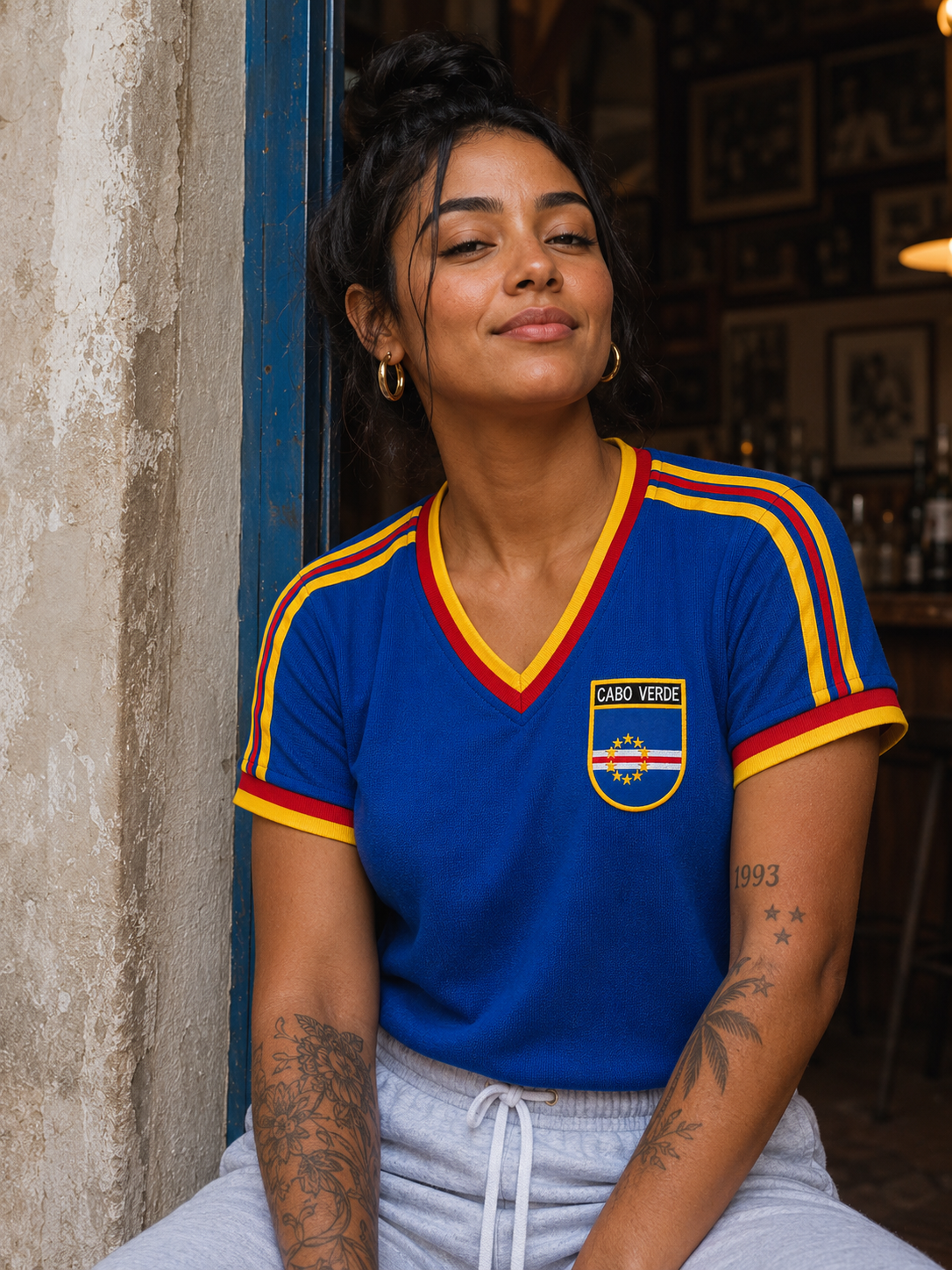 Baby Look Cabo Verde Aut&ecirc;ntica Retr&ocirc;