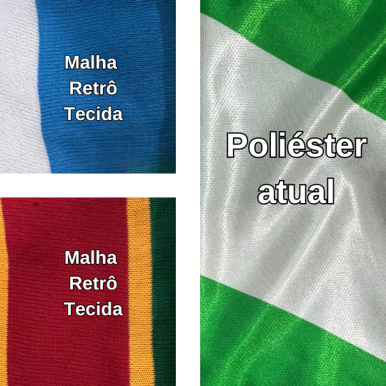 Compara&ccedil;&atilde;o entre a Malha Retr&ocirc; Tecida e o poli&eacute;ster atual