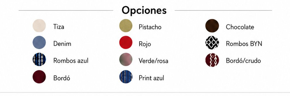 Opciones de color