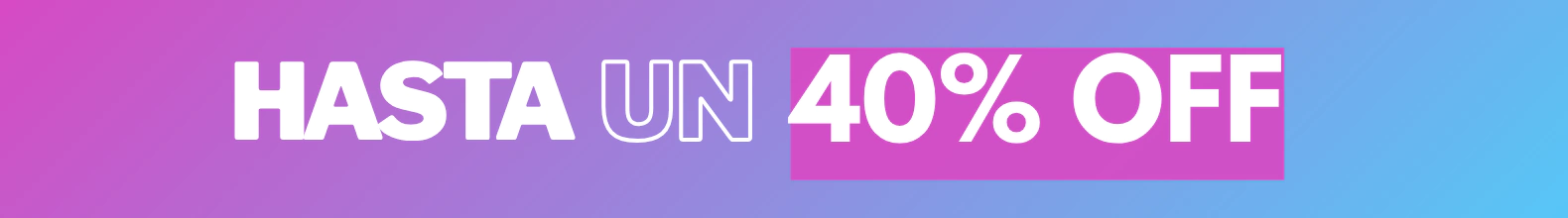 Banner de la categoría HASTA 40% OFF