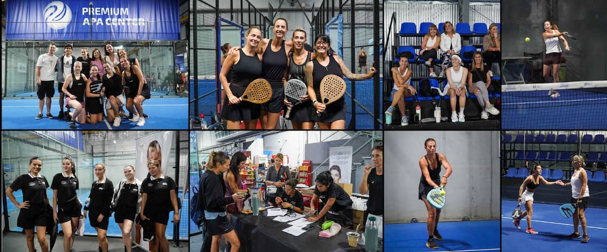 Jugadoras y jugadores en un circuito interclubes