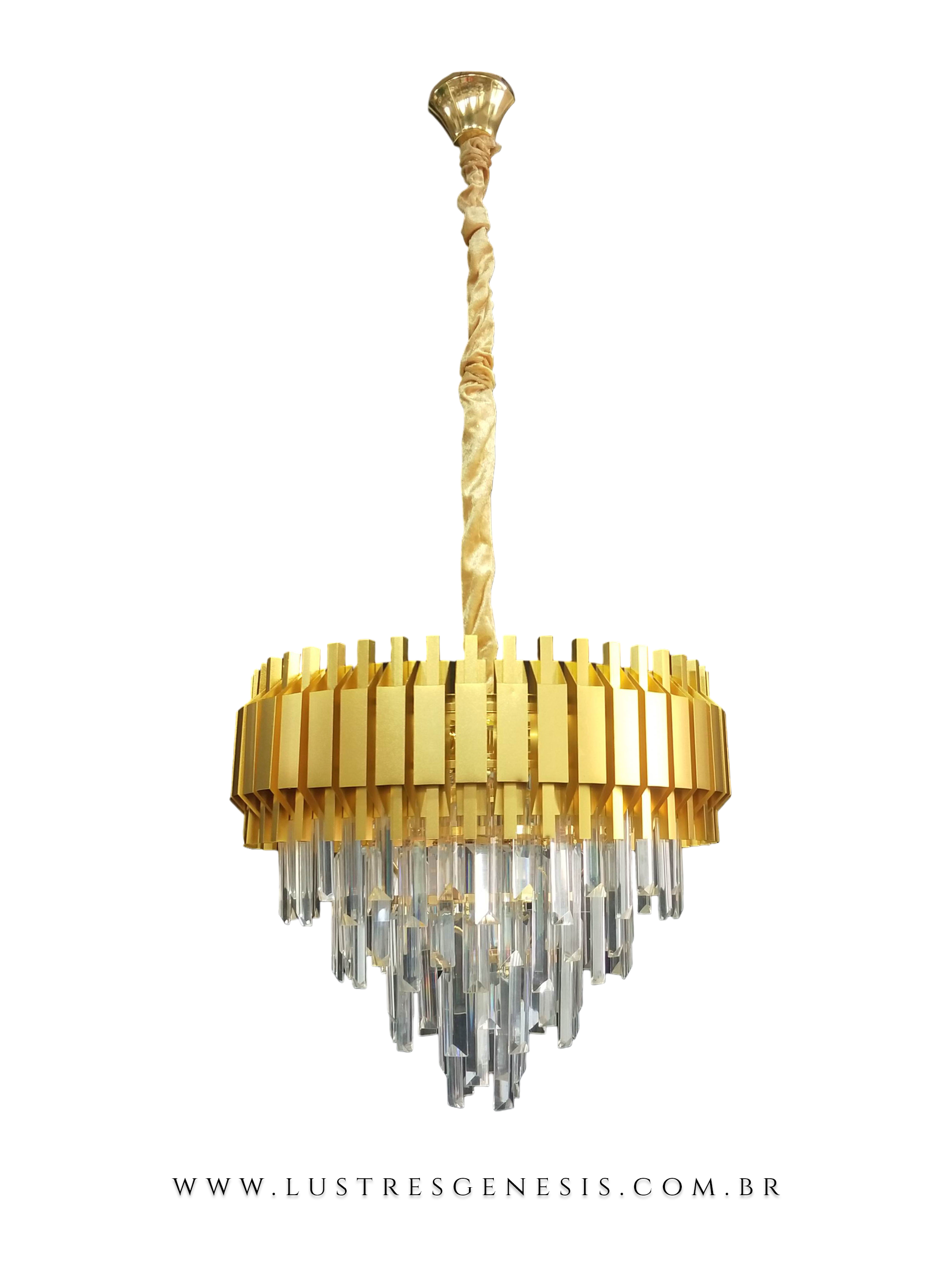 Luminária Pendente de Cristal