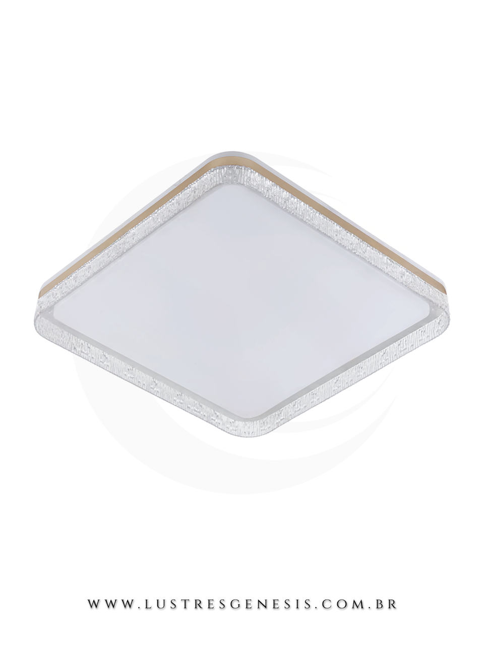 Lumin&aacute;ria Plafon LED 90W 4500 Lumens Mudan&ccedil;a de Cor 3 em 1