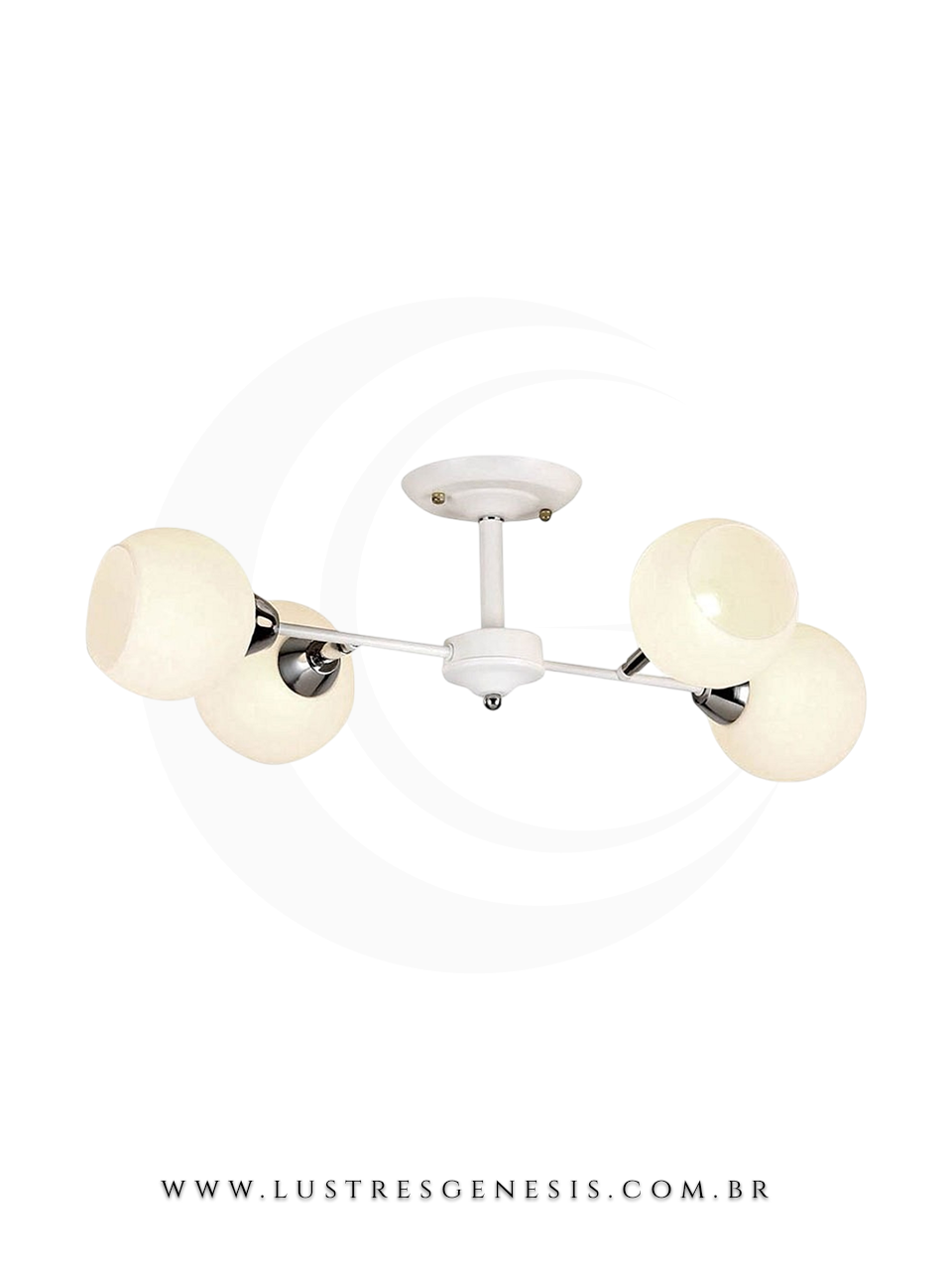 Pendente cúpula leitoso Leather branco da Sindora, ideal para sala de jantar e sala de estar, com design moderno e acabamento sofisticado.