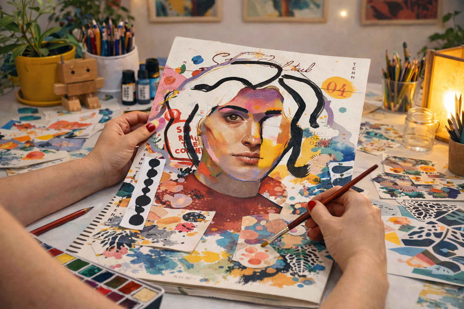 Joji creando en su estudio