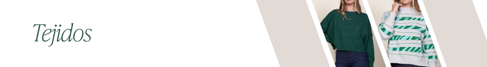 Banner de la categoría TEJIDOS
