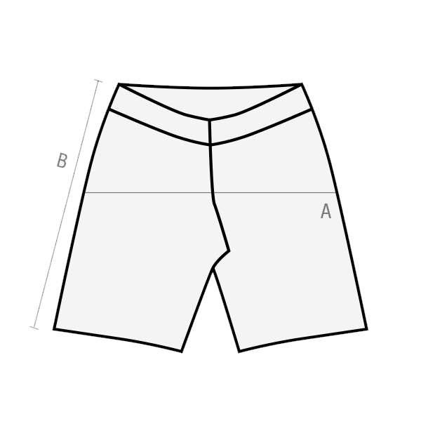 Tabla de talles del short UV para ni&ntilde;os y ni&ntilde;as Nopal