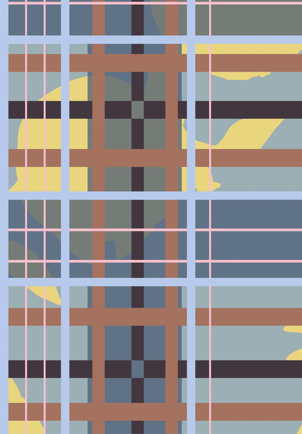 Pantal&oacute;n Paris Tart&aacute;n Celeste