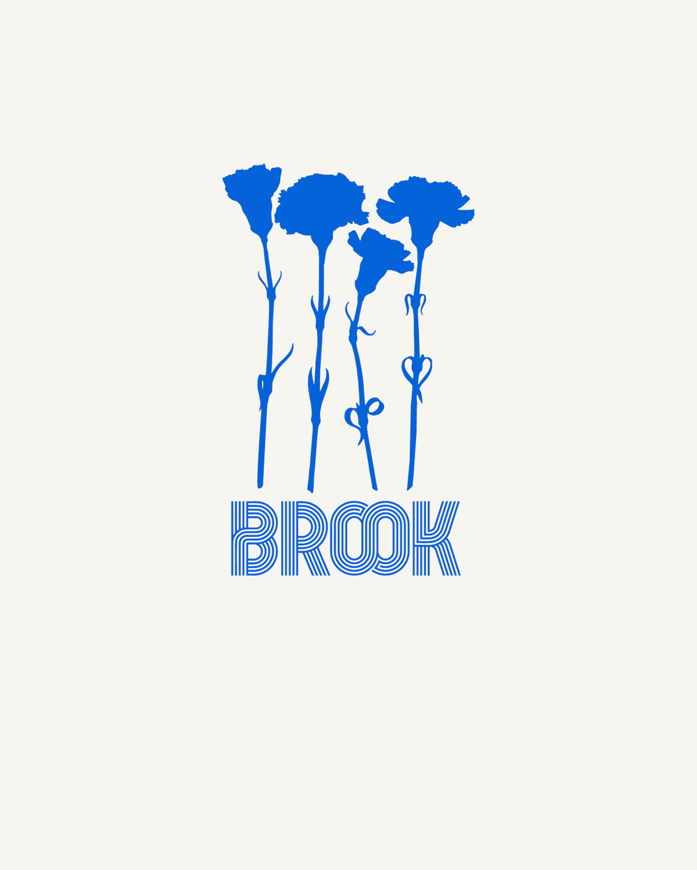 Remera Pintor Flor Blue Crudo