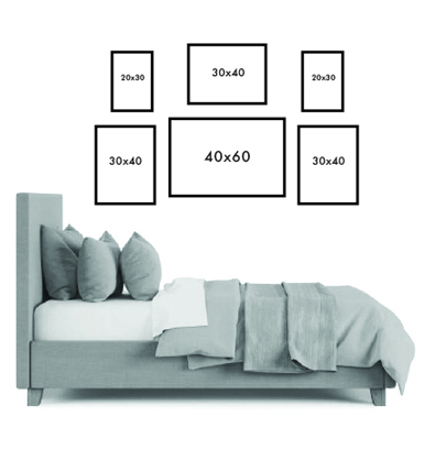 Opci&oacute;n B: 1 cuadro 70x50 (horizontal)
