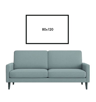 Opci&oacute;n C: 1 cuadro 80x120