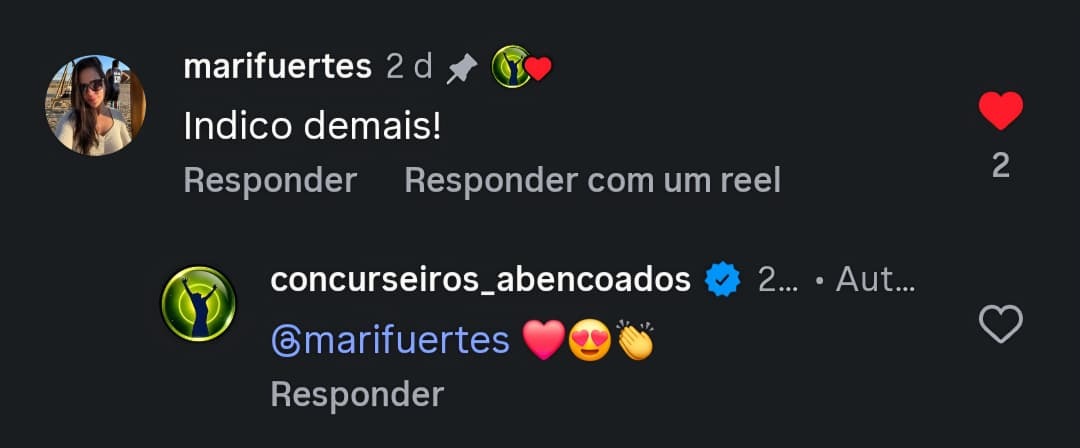Depoimento de aluno sobre o serviço de correção — 10