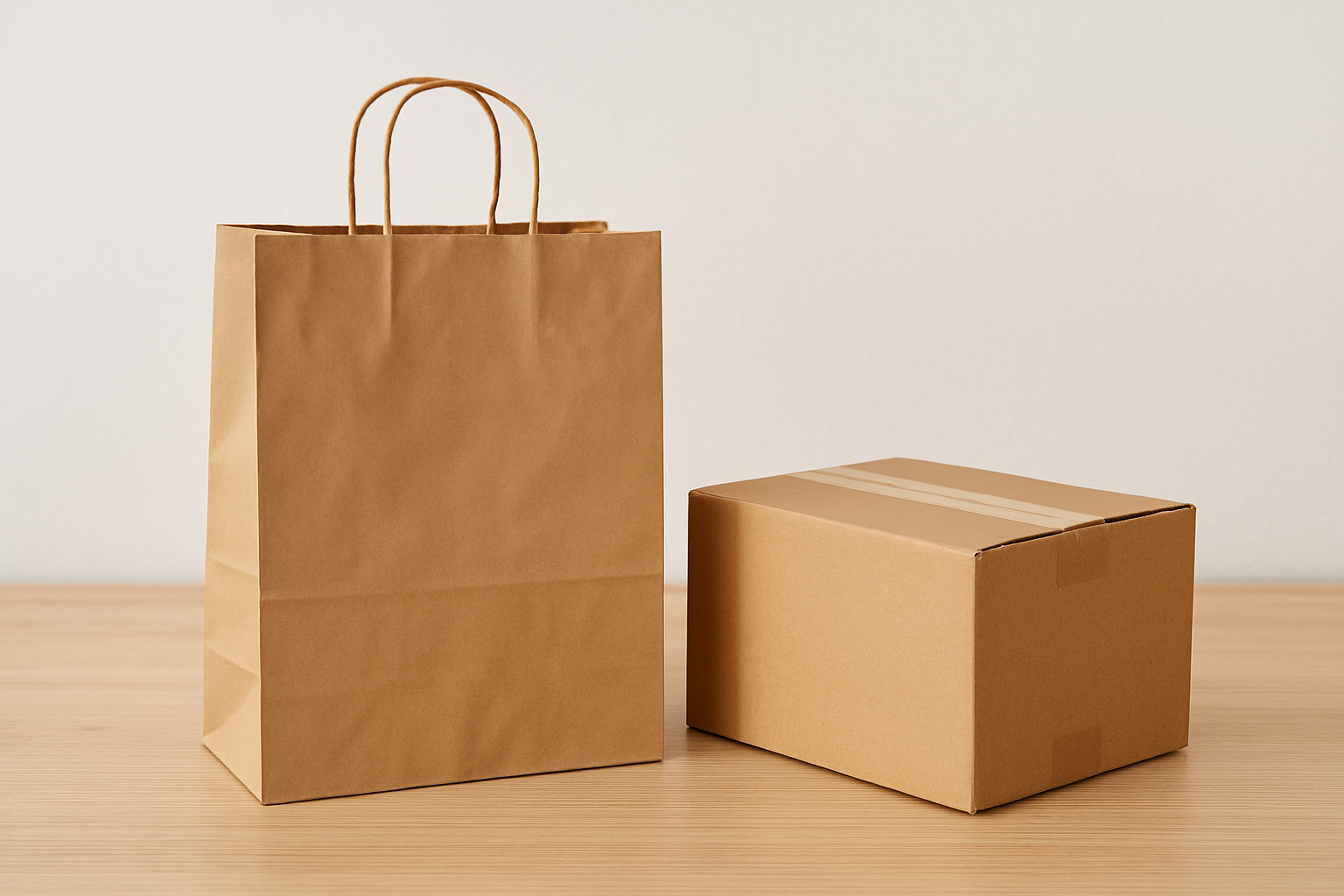 embalagem discreta tantra sex shop – sacola kraft e caixa de papelão