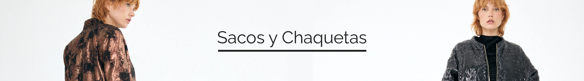 Banner de la categoría SACOS Y CHAQUETAS