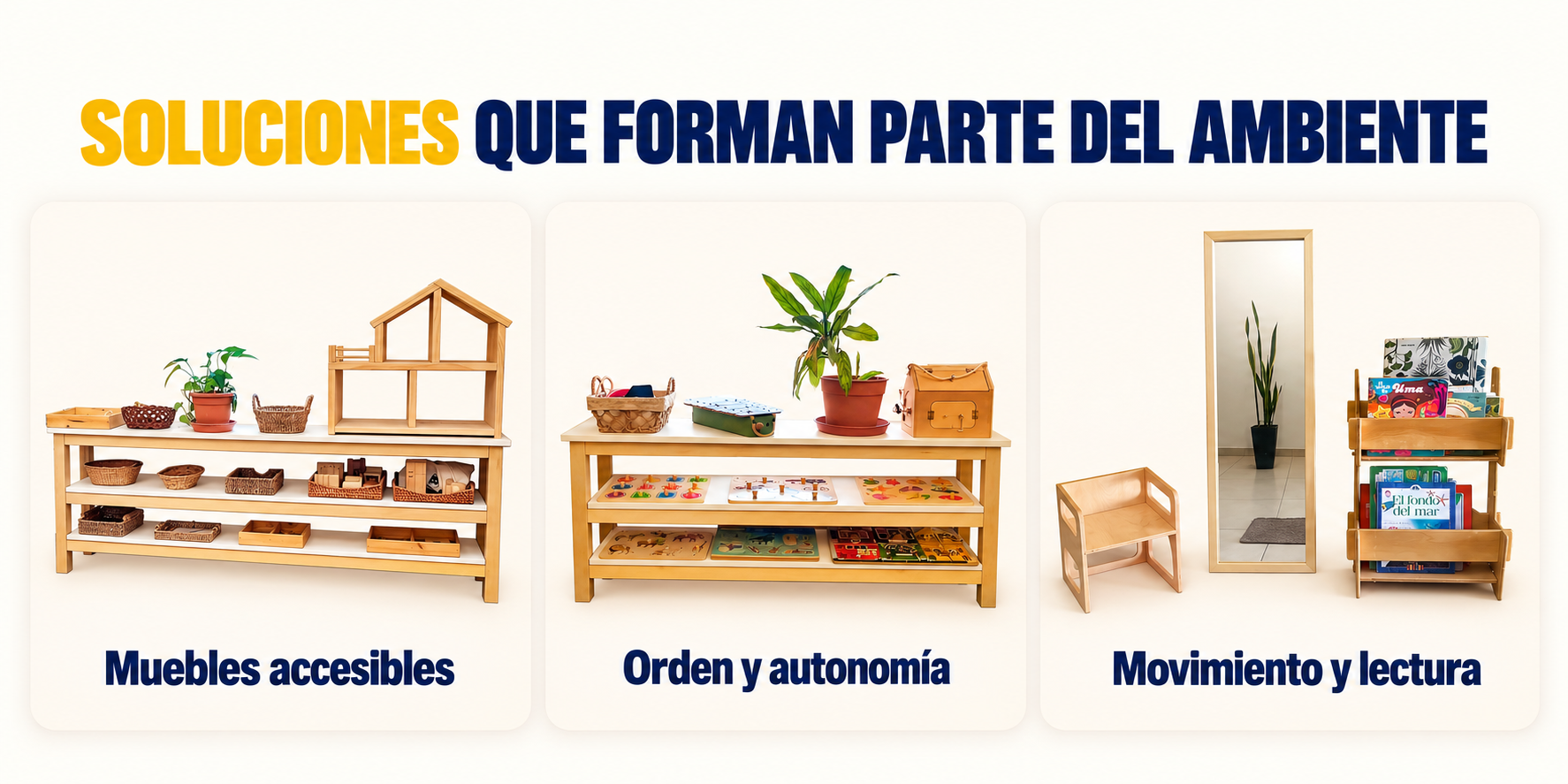 Mobiliario accesible, orden, autonom&iacute;a, movimiento y lectura