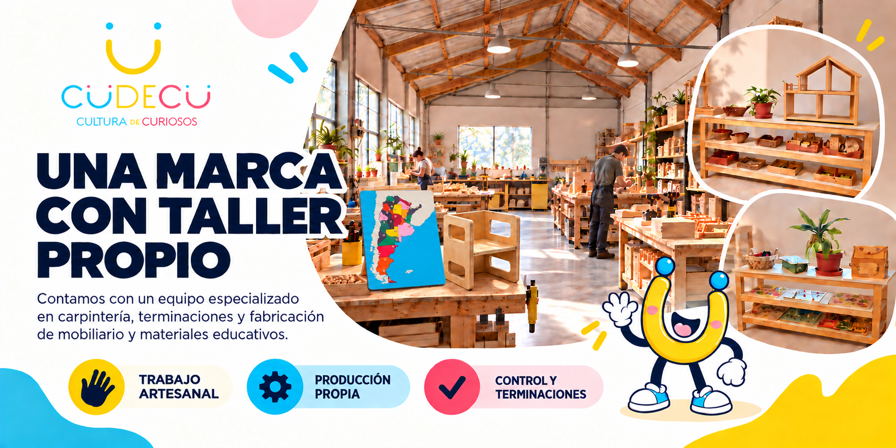 Fabricaci&oacute;n de materiales educativos de CUDECU en Argentina