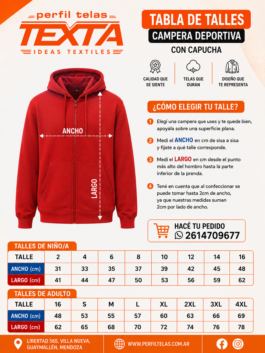 TALLE CAMPERA