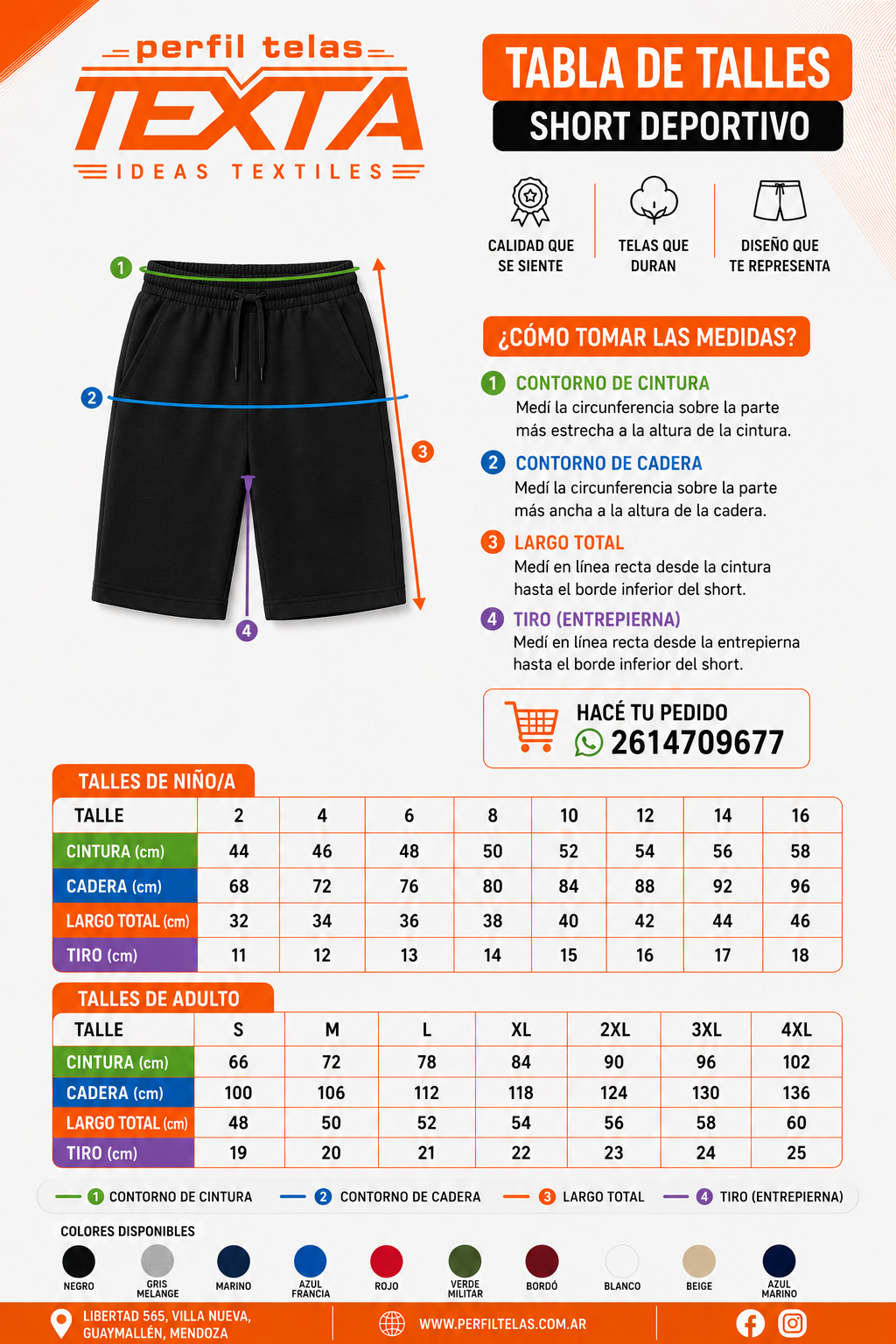 TALLE SHORT