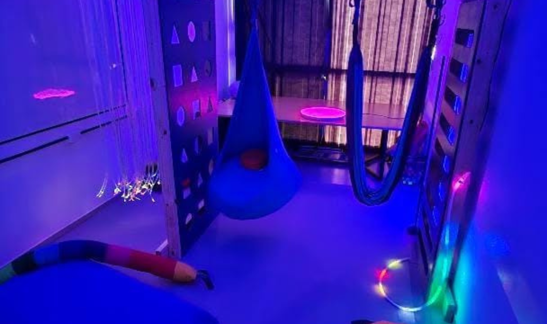 Sala sensorial Nidito Hamaca en congreso Fledni de neurodiversidad