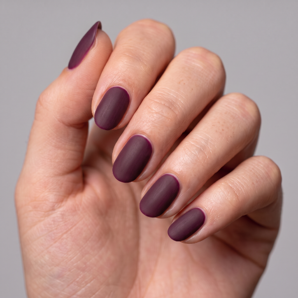 Uñas con acabado mate