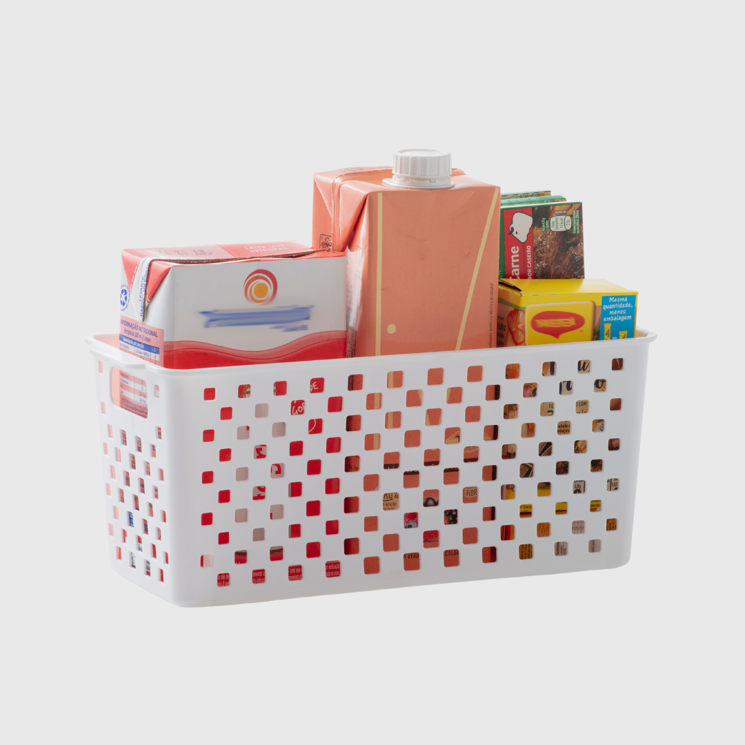 Cesto Organizador Quadrattta 27x12x12cm