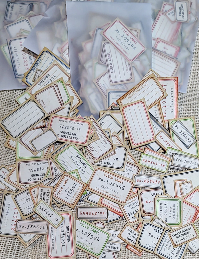 Die Cuts Papelitos Vintage serie b