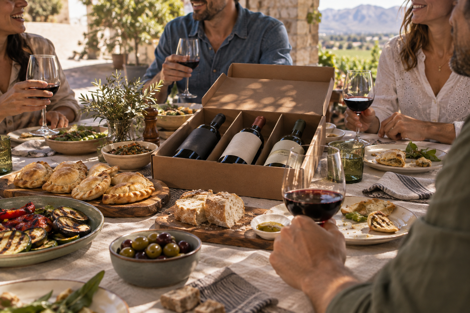 Vinos y mesa argentina para compartir