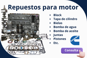 Repuestos motores Cummins