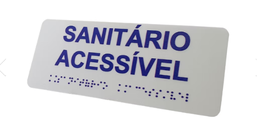 Placa em Braille PS