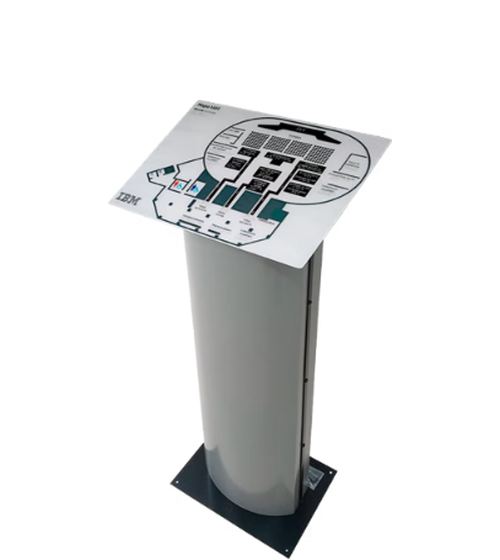 Pedestal Classic com Mapa T&aacute;til