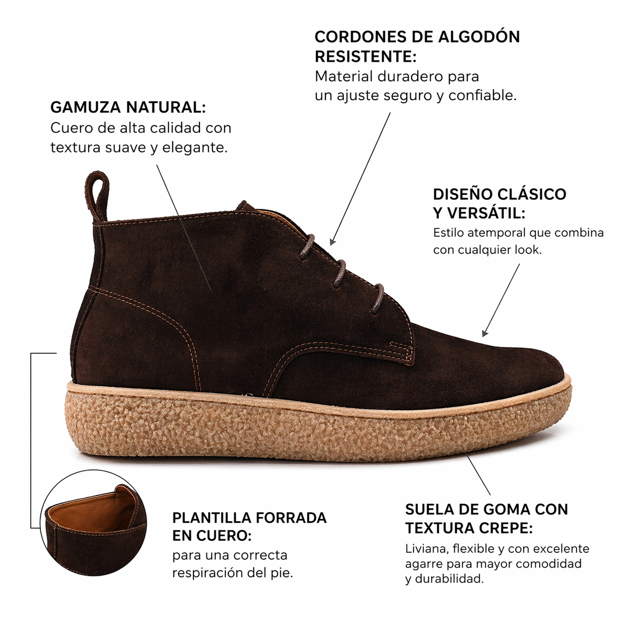 Construcci&oacute;n Bota 2026 Gamuza