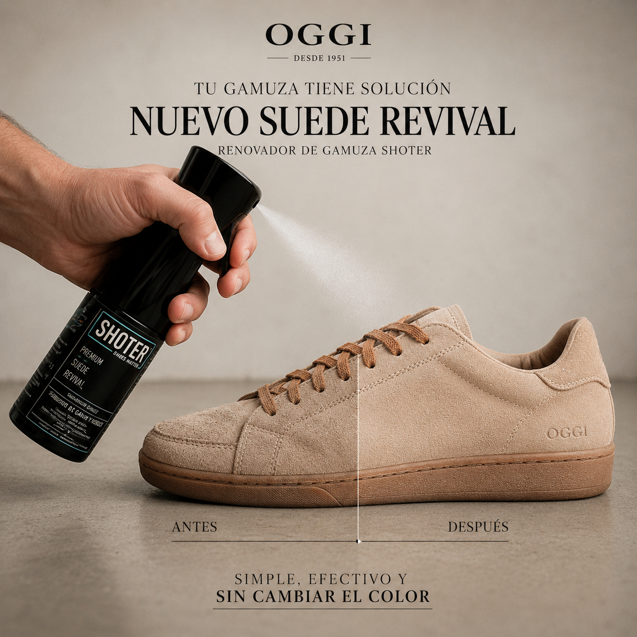Premium Suede Revival - Renovador de gamuza OGGI