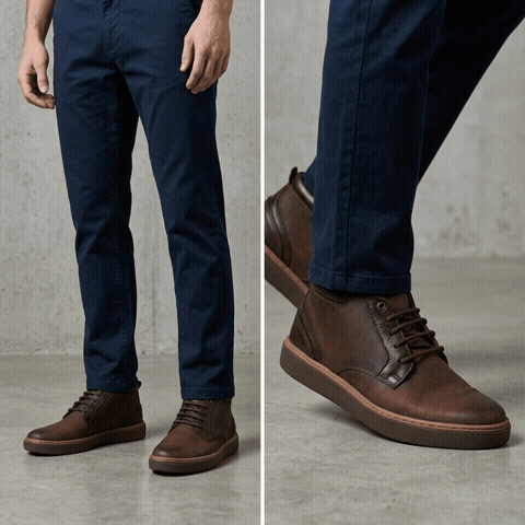 Bota Dakota en movimiento