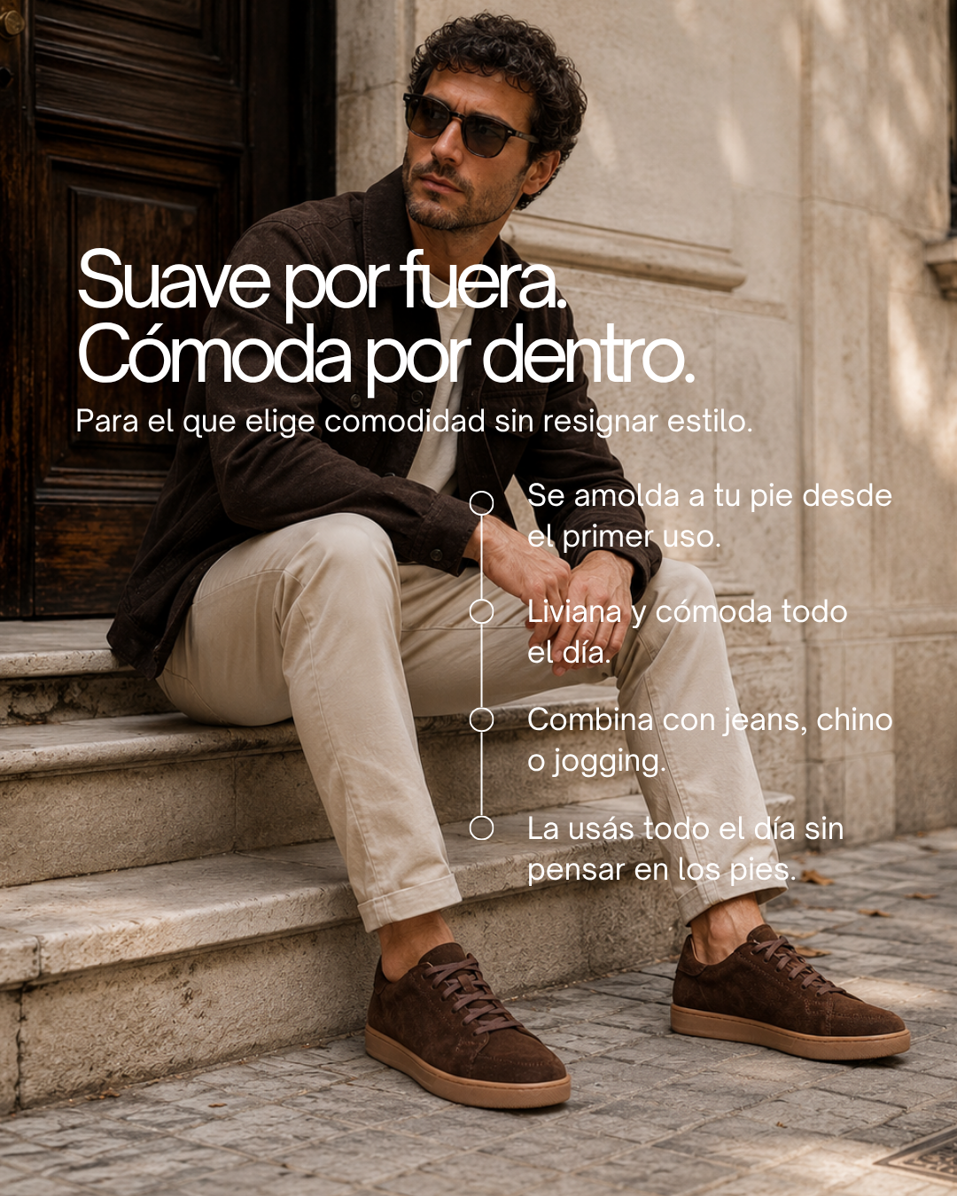 Zapatilla 419 Marr&oacute;n - beneficios