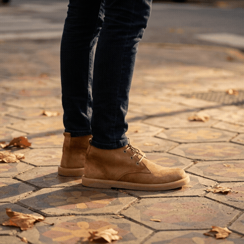 Bota Barefoot Coco en movimiento