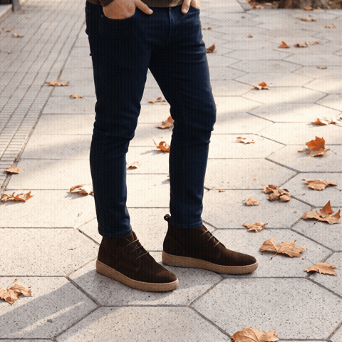 Bota 2026 Gamuza en movimiento