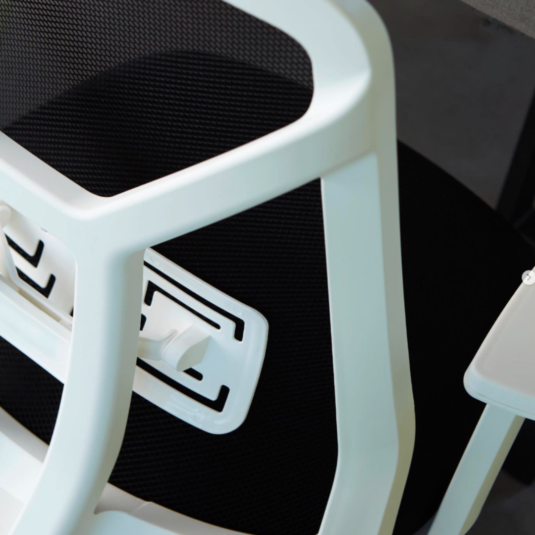 Detalle del respaldo mesh