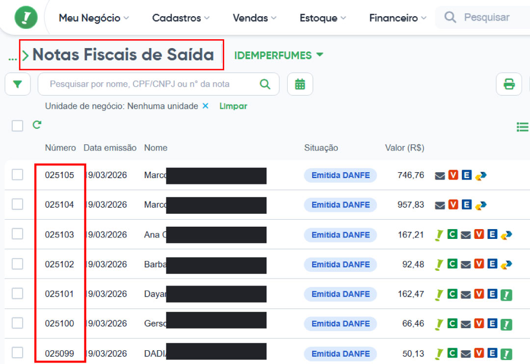 Sempre emitimos NF para todos os pedidos