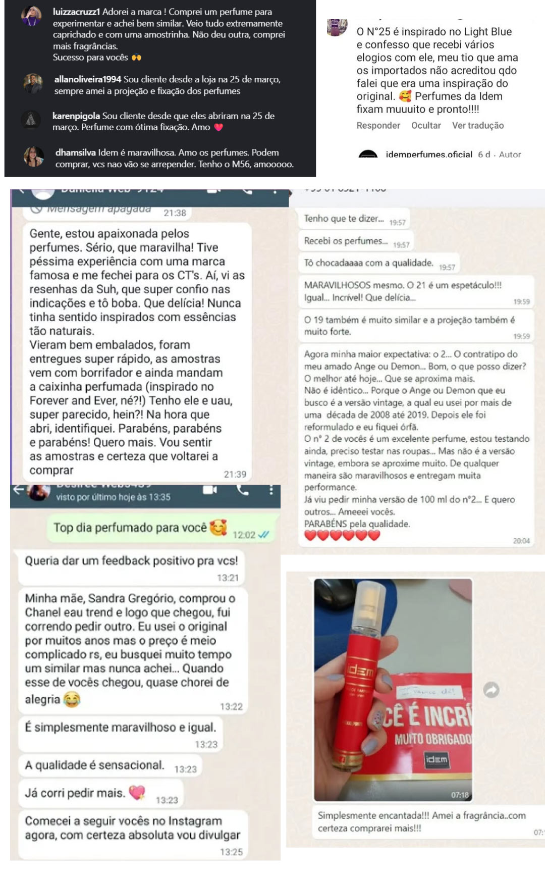Prova Social IdemPerfumes