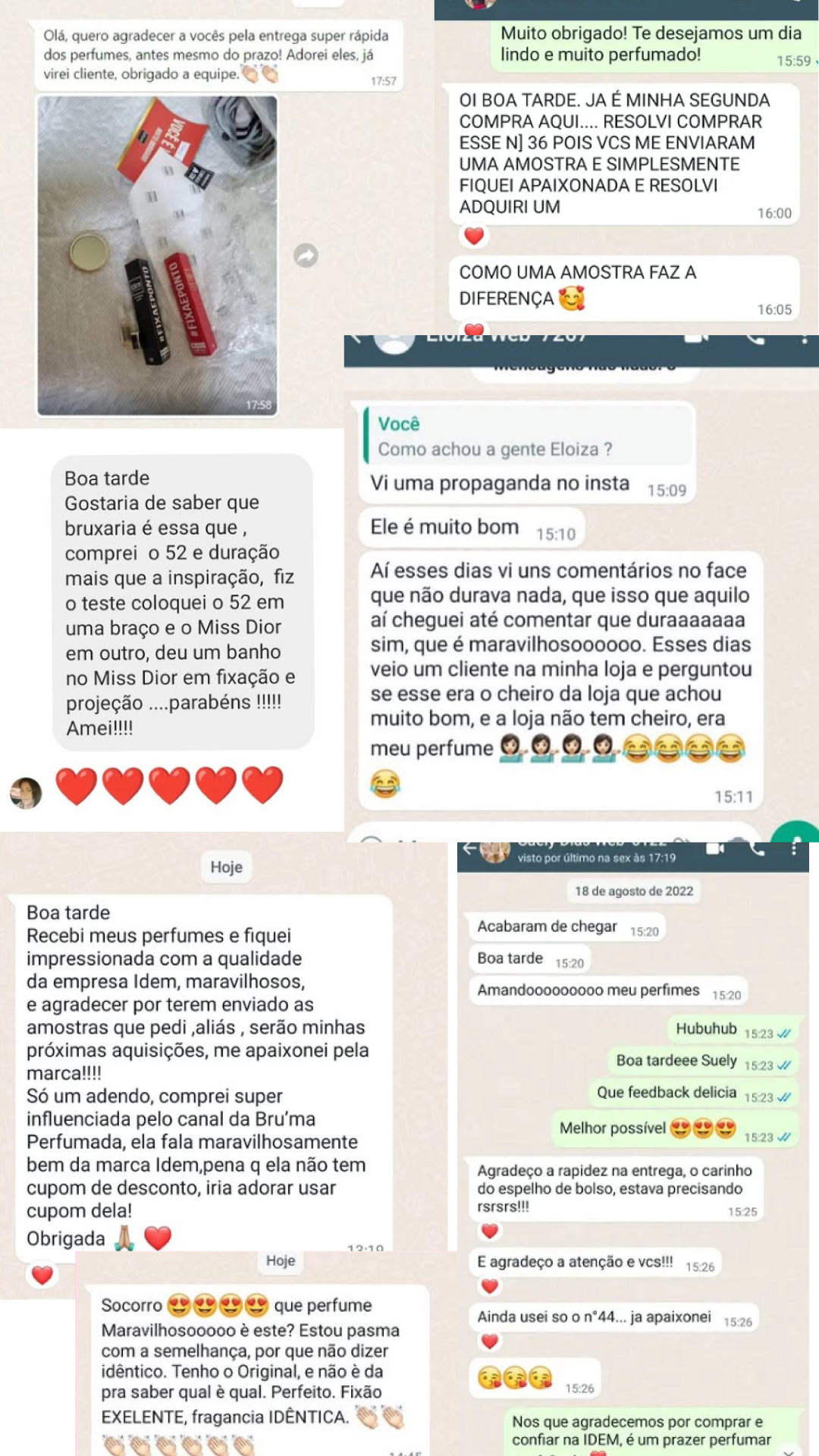 Prova Social Idem Perfumes