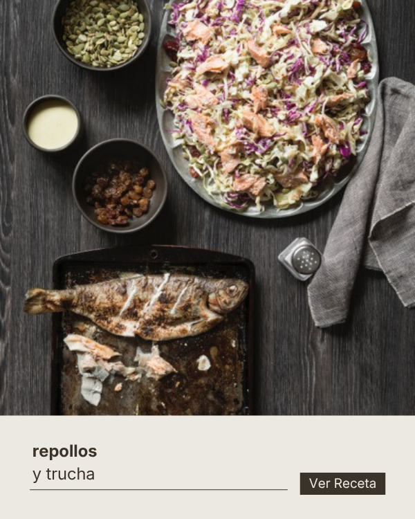 Repollos y trucha