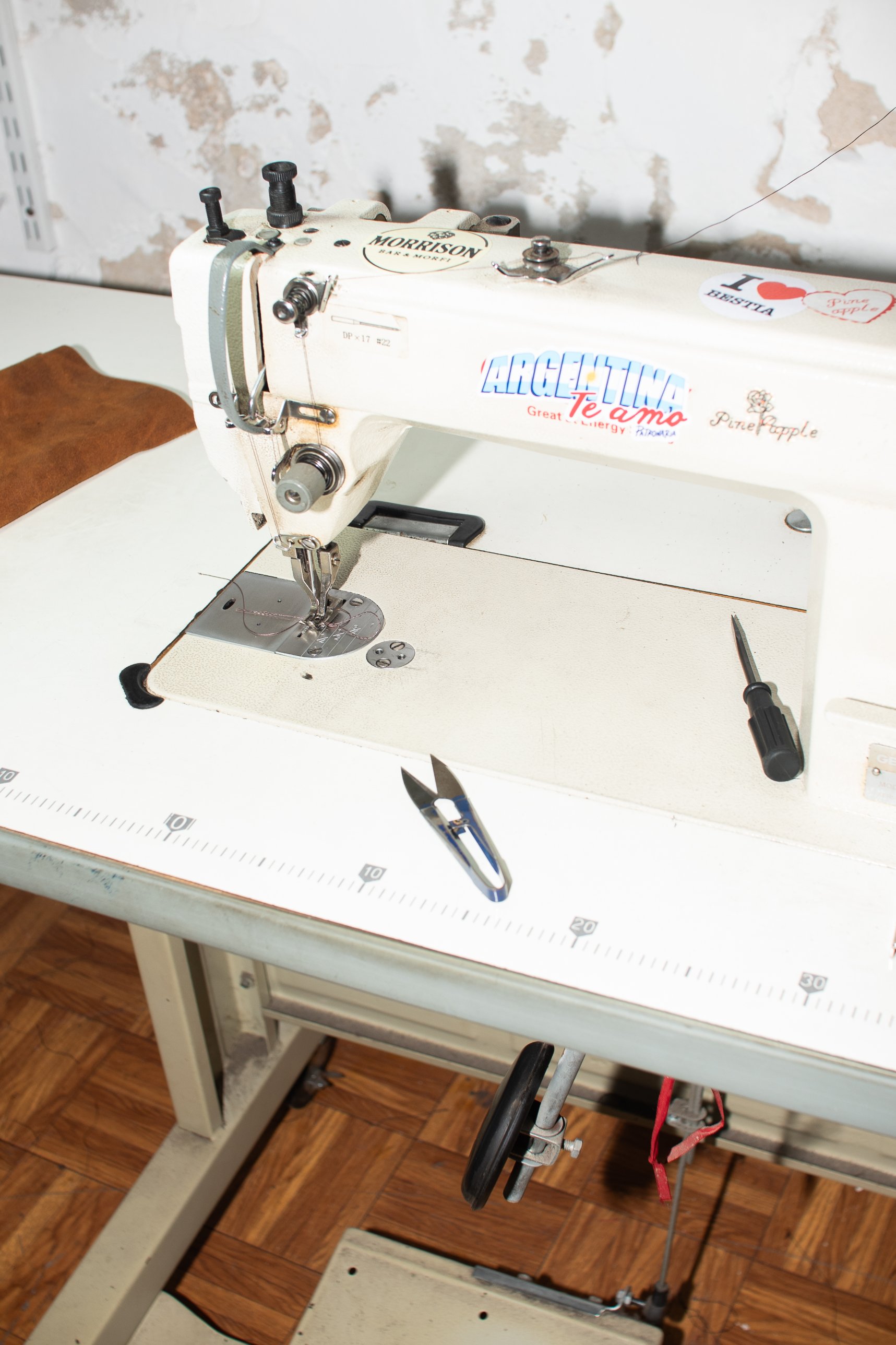 M&aacute;quina de coser del taller