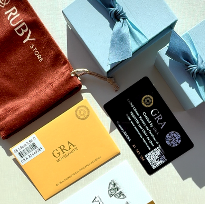 Certificado GRA e embalagem Ruby Store